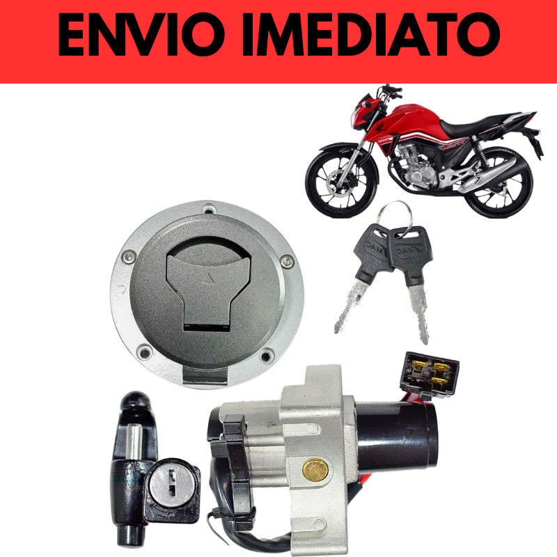 Kit Chave Ignição Completo Honda Cg Titan 160 2018 Até 2021 3 Fios Tmac ENVIO IMEDIATO em Oferta na Shopee