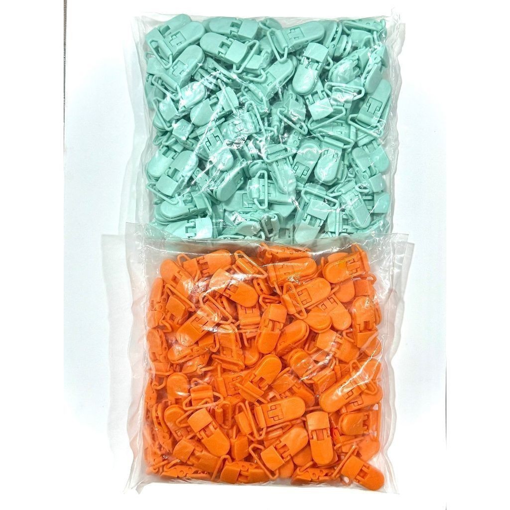 100 Unidades Prendedor de Chupeta Clip Jacaré Premium 100 Unidades em Oferta na Shopee