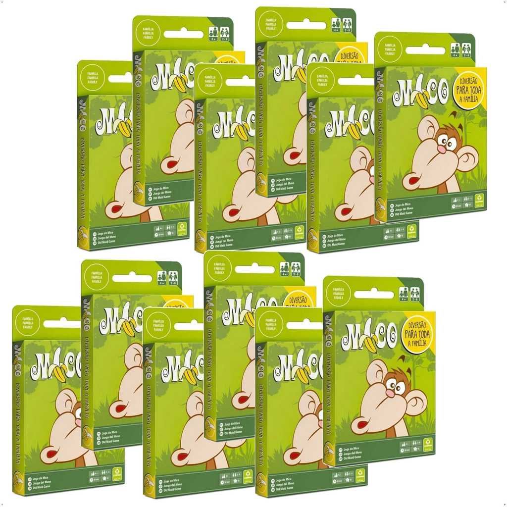 COMP Kit com 12 jogos de Cartas do Mico Copag - 93939
