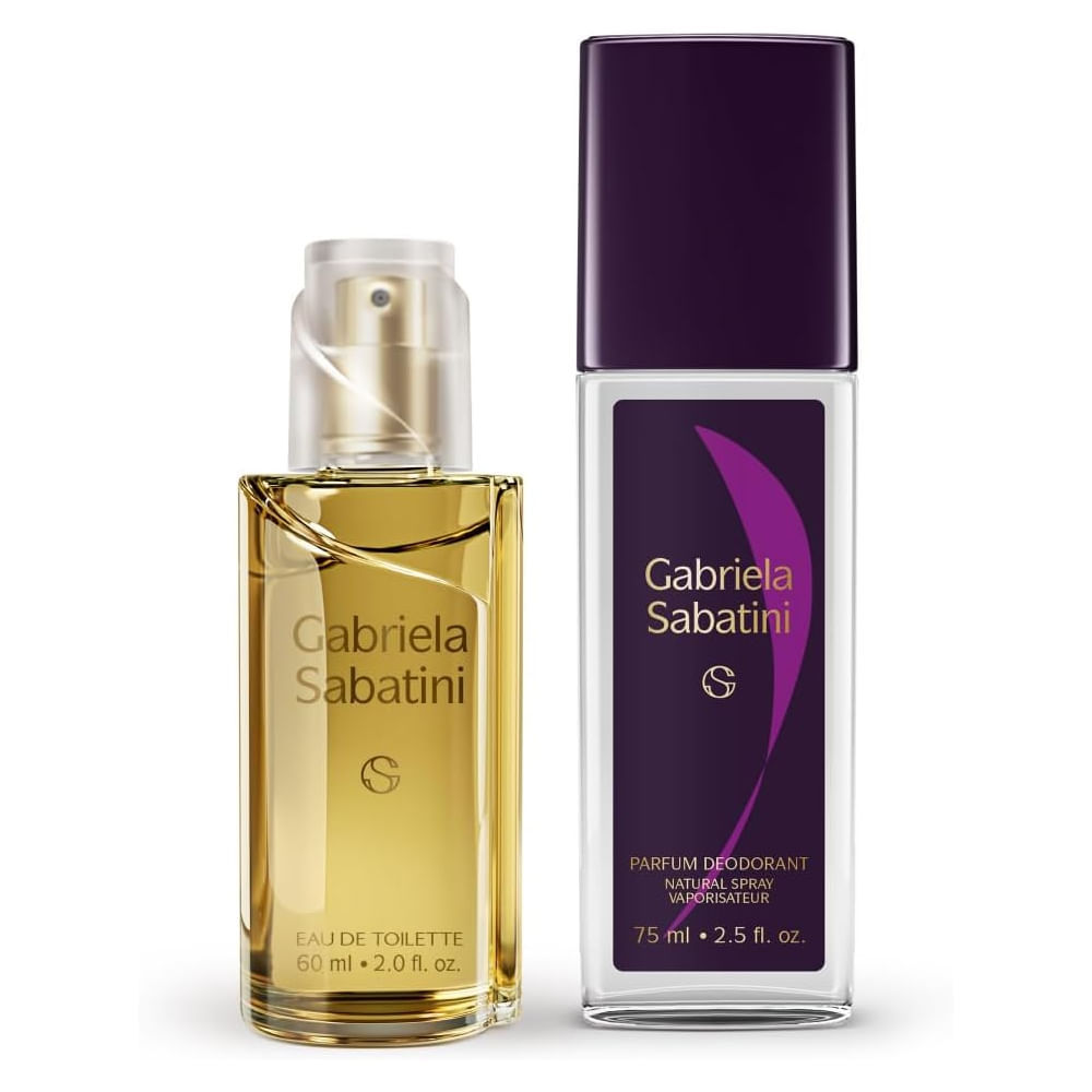 Kit Gabriela Sabatini Perfume Eau De Toilette 60ml + Body Splash 75ml em Oferta na Shopee