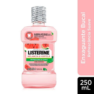 Solução Bucal Listerine Sem Álcool Melancia e Hortelã 250ml em Oferta na Shopee
