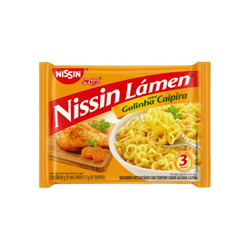 Nissin Galinha Caipira Miojo em Oferta na Shopee