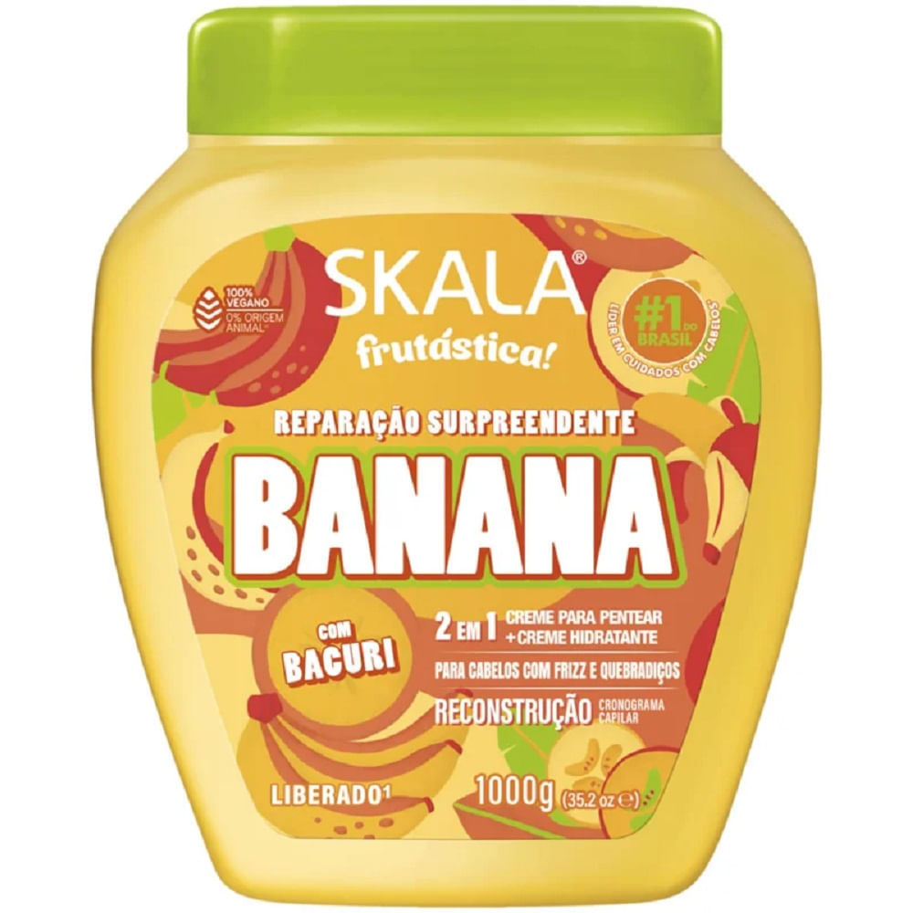 Creme de Tratamento Skala Banana Com Bacuri 1kg em Oferta na Shopee