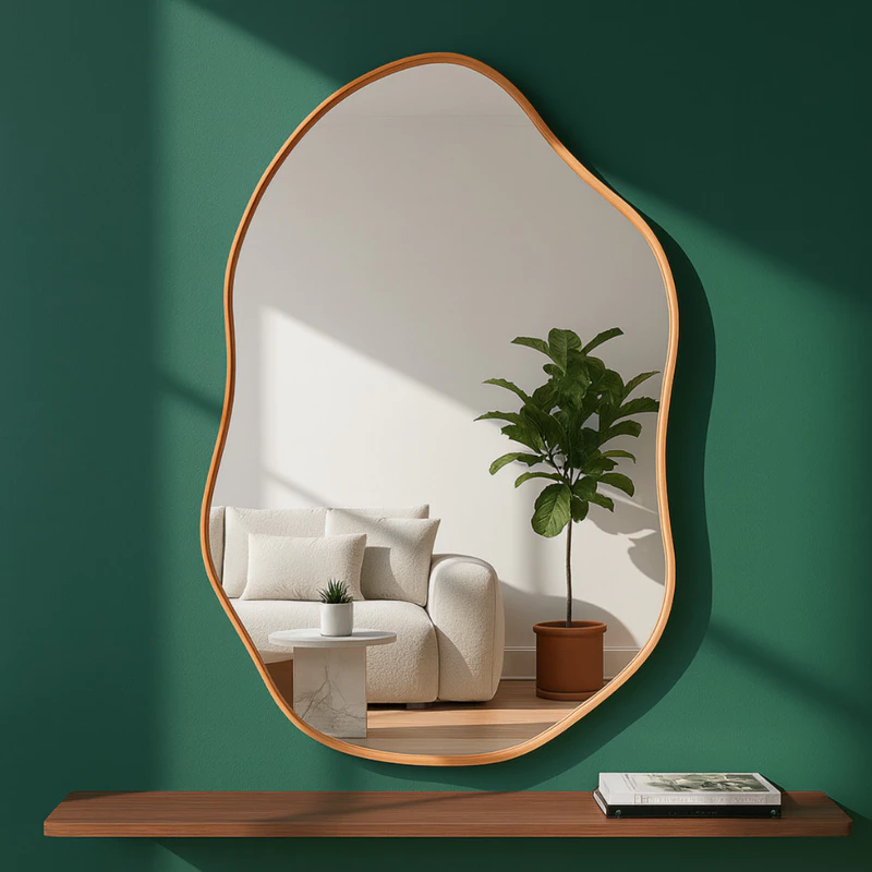Espelho Orgânico: 50% Off! 🪞
