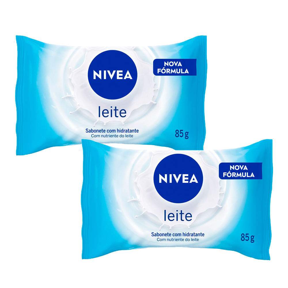 Kit 2 Sabonete em Barra Nivea Leite 85g em Oferta na Shopee