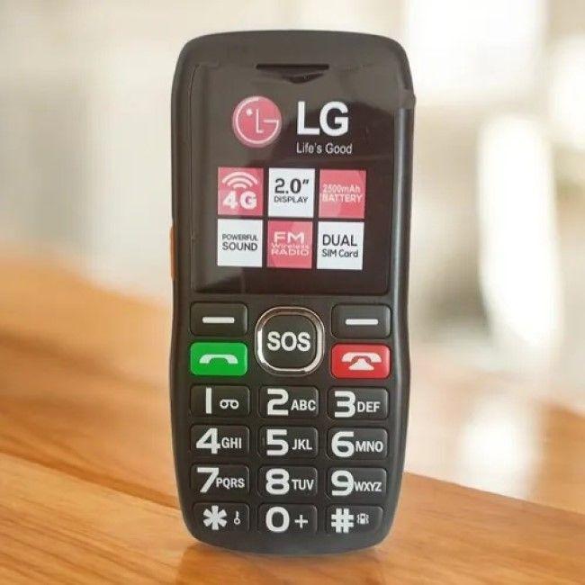 Celular LG G365 4G Dual Chip Botão SOS P Idoso