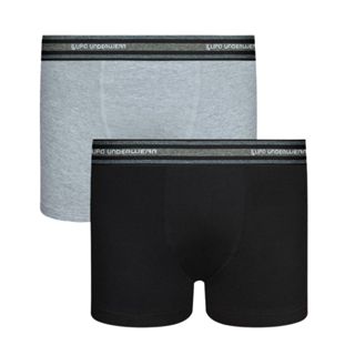 Kit 02 Cuecas Boxer 100% Algodão Lupo em Oferta na Shopee