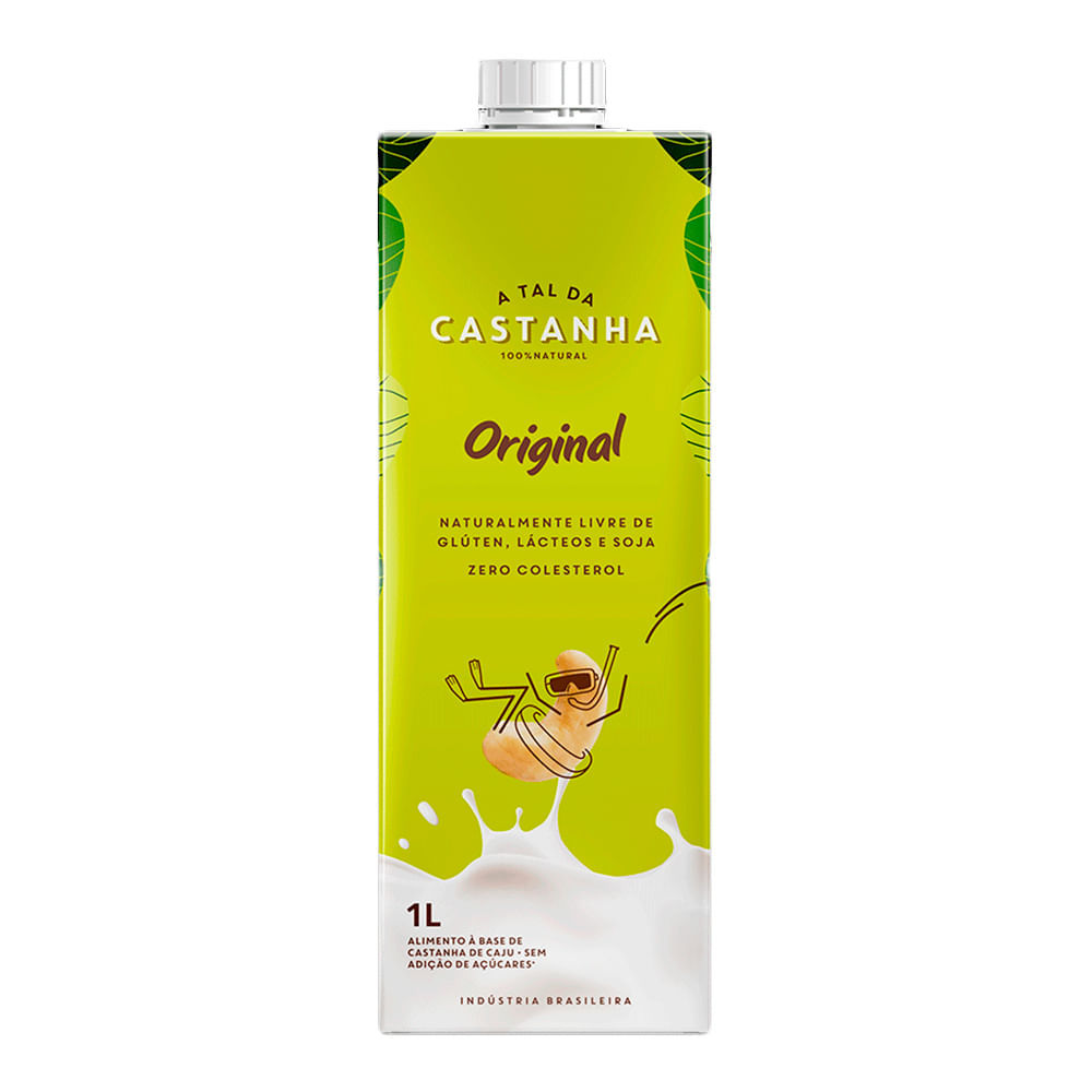 Bebida Orgânica A Tal Da Castanha Original 1 Litro em Oferta na Shopee