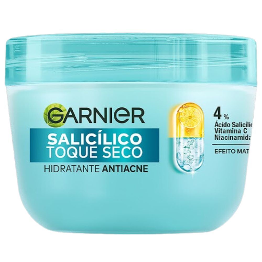 Gel Hidratante Facial Garnier Antiacne Salicílico Toque Seco 85g em Oferta na Shopee