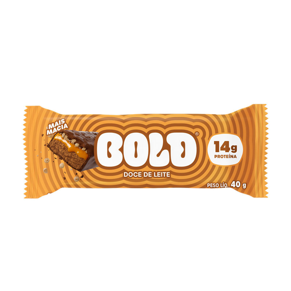 Barra de Proteína Bold Sabor Doce de Leite com 14g de Proteína 40g em Oferta na Shopee