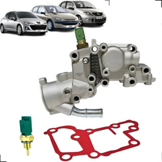 Carcaca Valvula Termostatica Peugeot 206 207 Sw Citroen C3 1.4 em Oferta na Shopee
