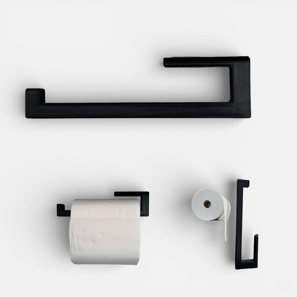 Suporte Porta Papel Toalha Parede Cozinha Preto suporte compacto papel porta papel toalha resistente suporte minimalista