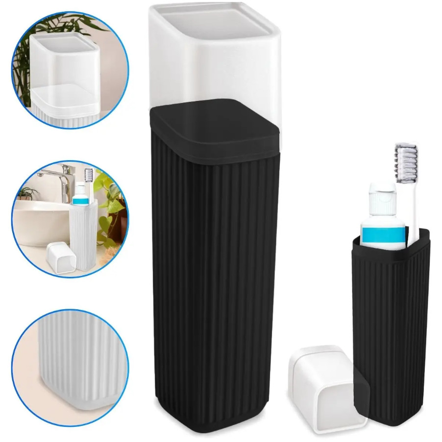 Estojo Dental 21cm para Escova de Dente e Pasta Porta Escova Viagem em Oferta na Shopee