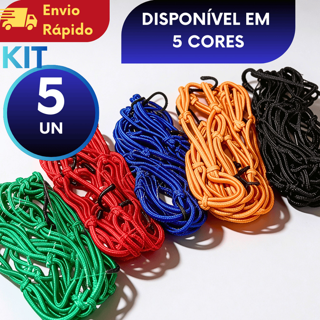 KIT (1/2/3/4/5) Rede Elastica Para Moto Rede Aranha Redinha para Moto Rede Para Moto Bagageiro Capacete Carga Bike 30x30 em Oferta na Shopee