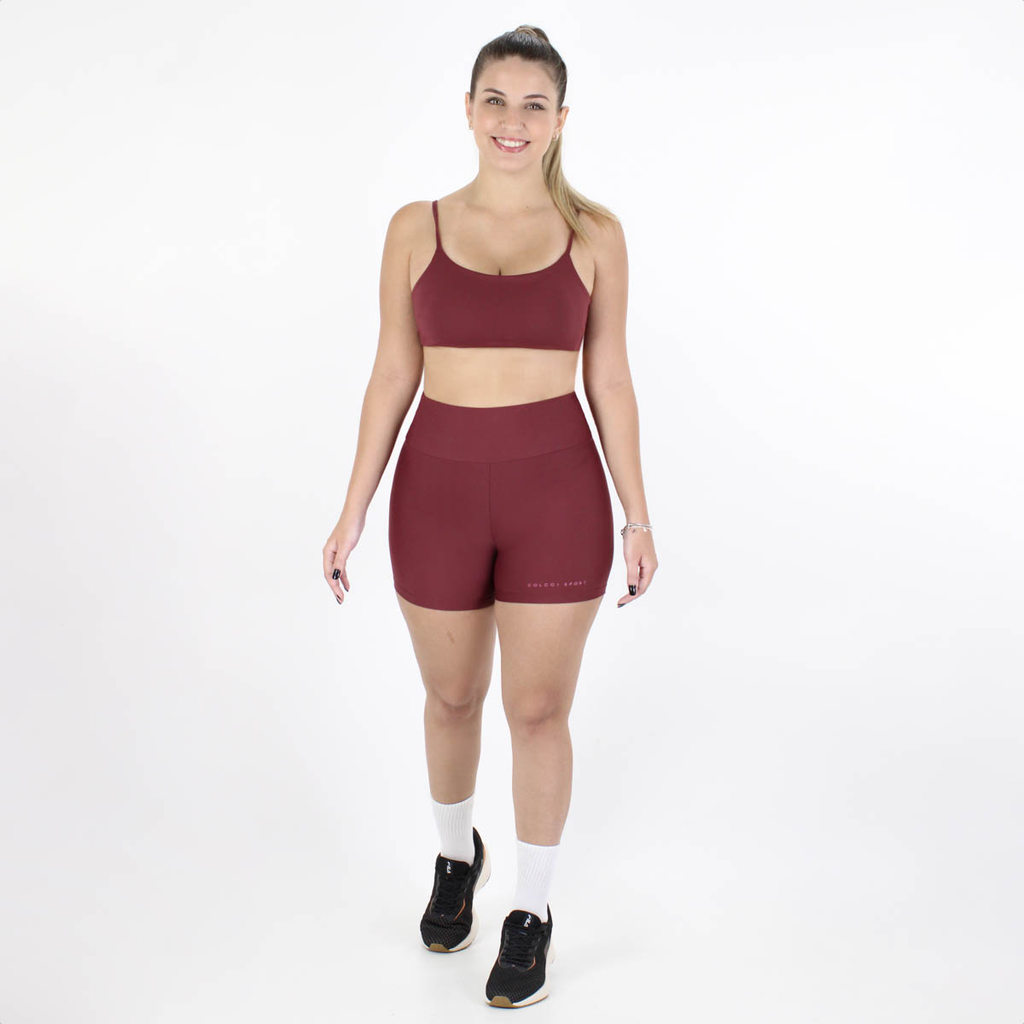 Bermuda Colcci Sport Perfect Fit Velocity 0476 Bordô - Feminino