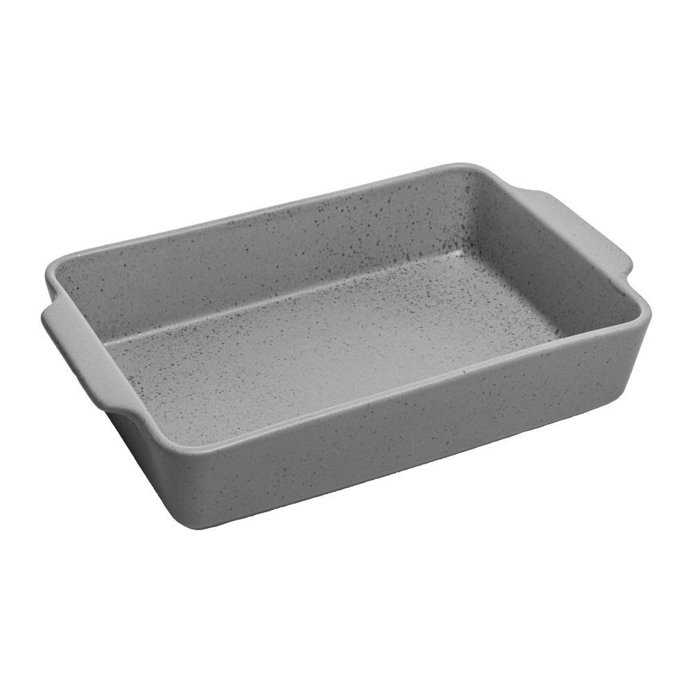 Refrátario Wolff Mist de Cerâmica Cinza Matte 35cm x 22cm x em Oferta na Shopee