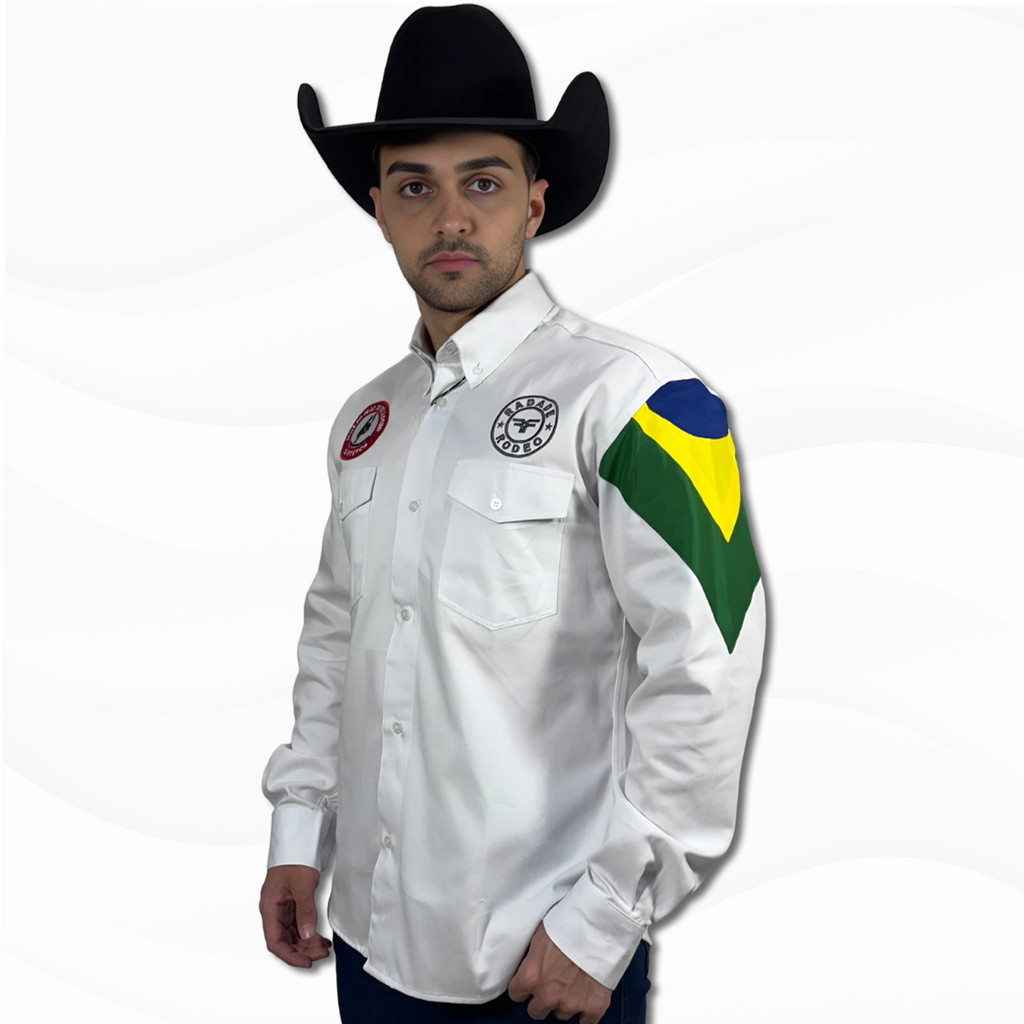 Camisa Radade Country Barretos Bordada Em Relevo Coleção New