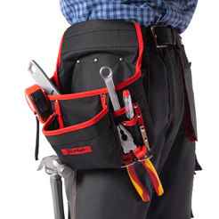 Bolsa Cinto para Ferramentas 8 Bolsos com Suporte MTX