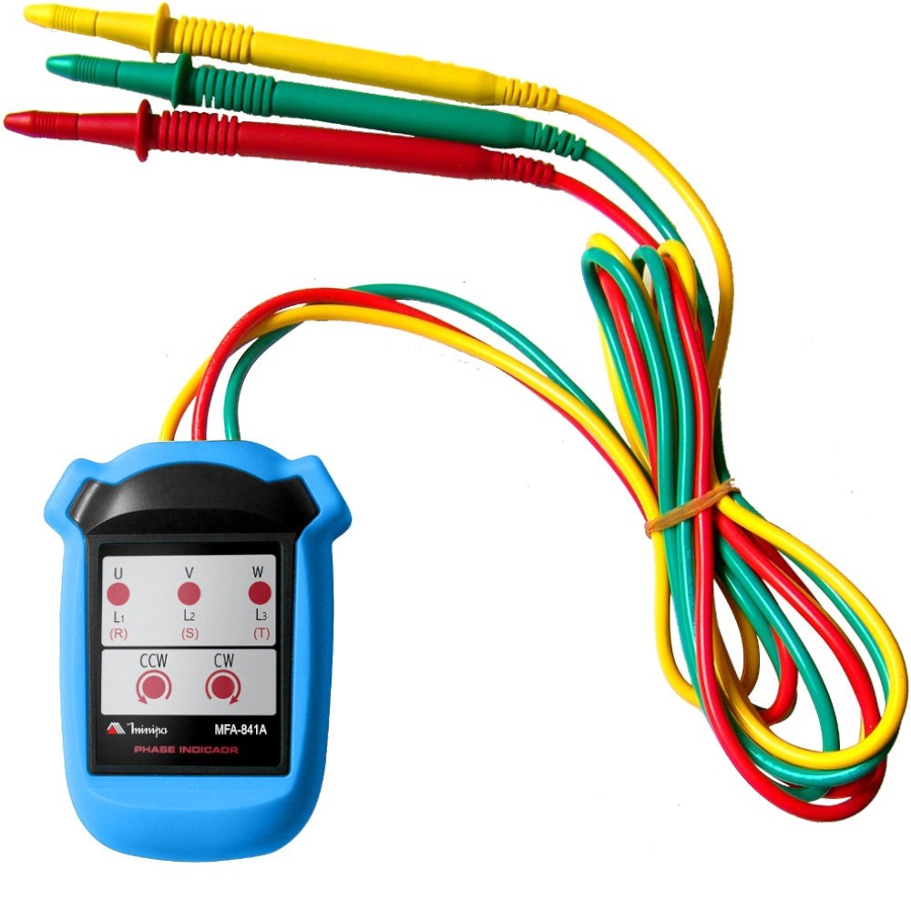 Fasímetro com indicador led 480 volts - MFA-841A Minipa em Oferta na Shopee