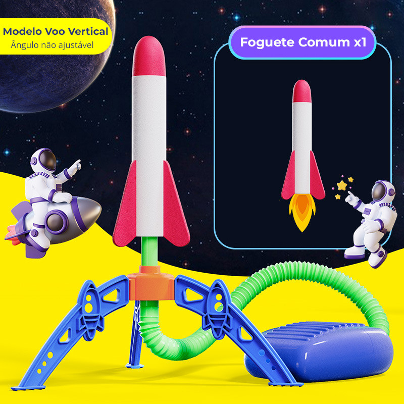 Brinquedo Foguete Apollo Infantil que Voa de Verdade Drone Criança