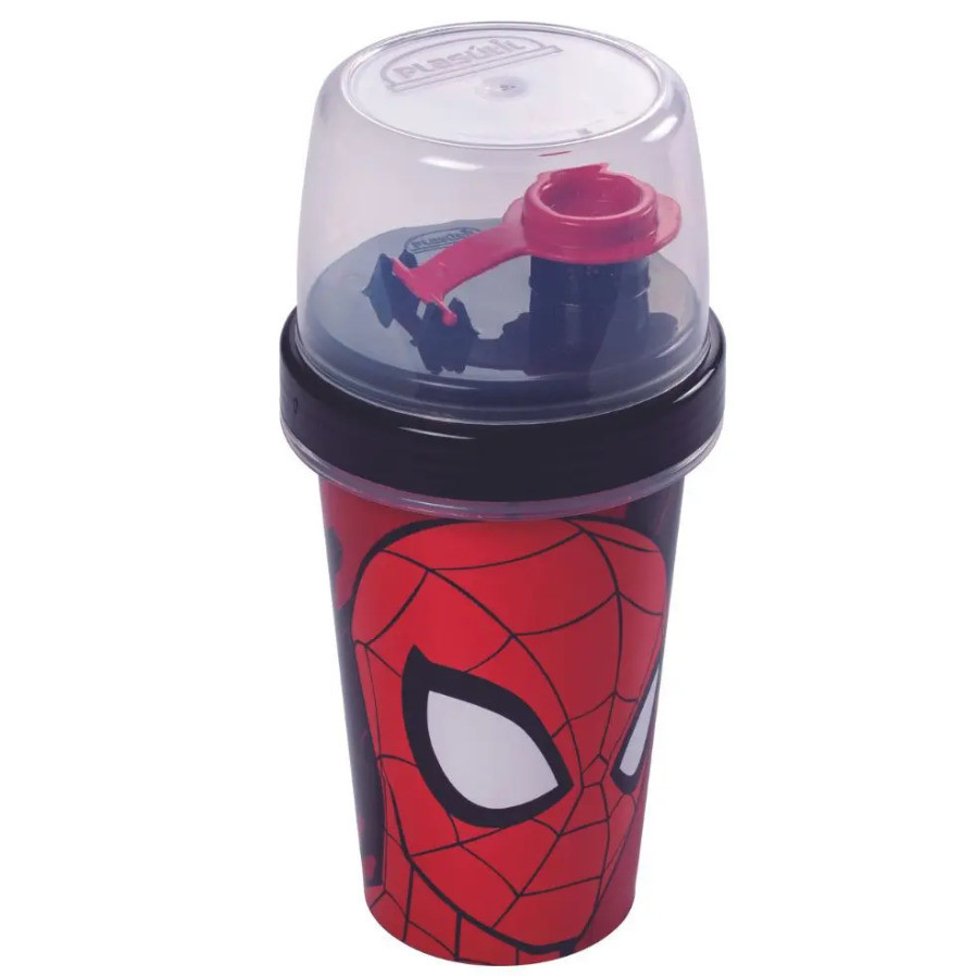 Mini Shakeira Infantil Homem Aranha Multiverso 320ml