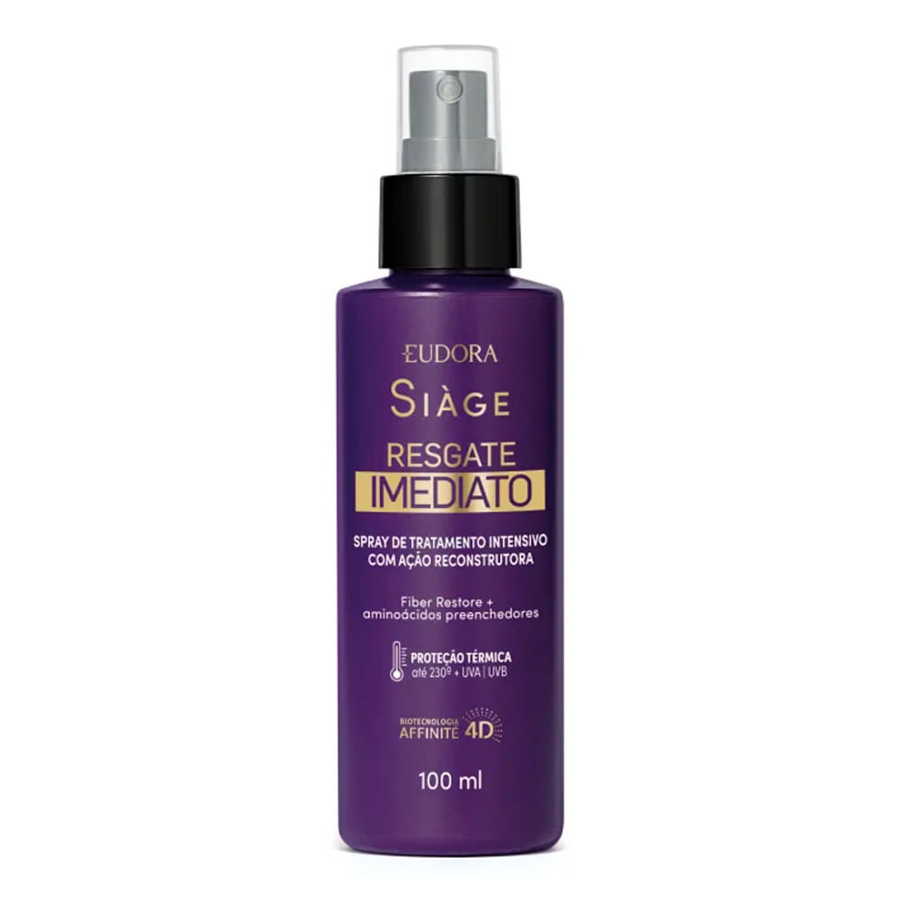 Leave In Siàge Resgate Imediato Spray 100ml em Oferta na Shopee