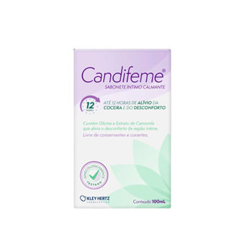 Sabonete Íntimo Calmante Candifeme 100ml em Oferta na Shopee