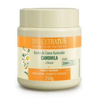 Banho de Creme Iluminador Bio Extratus Camomila e Girassol 250g em Oferta na Shopee