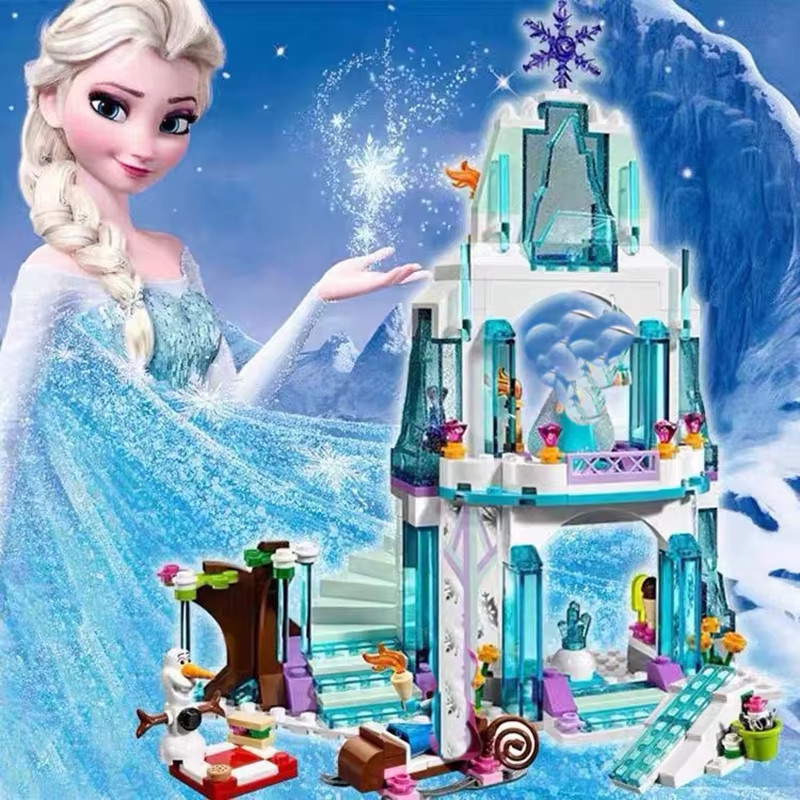 Castelo Frozen 2 com Elsa – Blocos de Montar Infantil + 700 peças