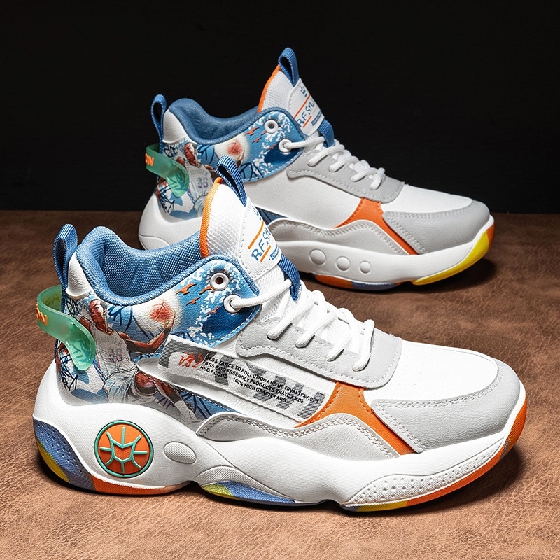 Tênis esportivos masculinos, moda popular, sola macia, leves, tênis de basquete de alta qualidade, calçados masculinos. 