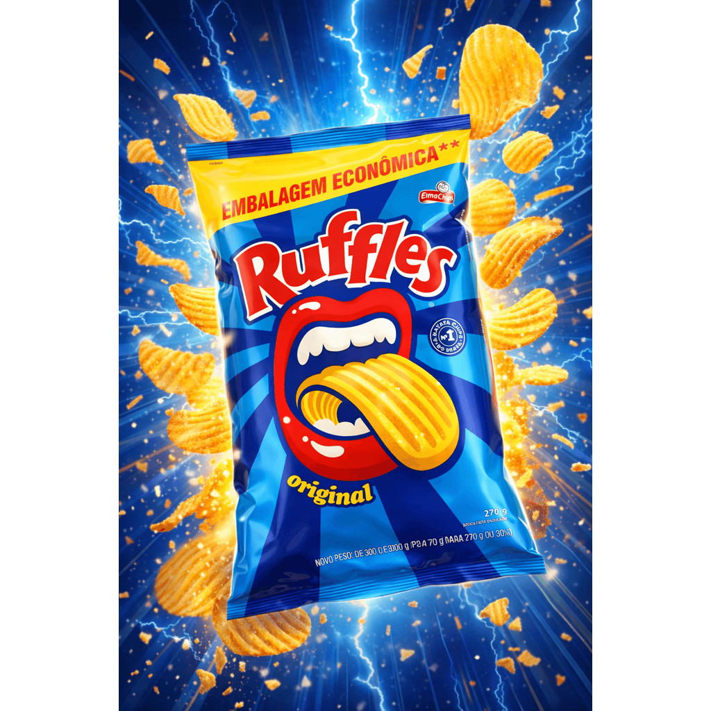 Batata Ruffles Original 270g Gigante Salgadinho Snack