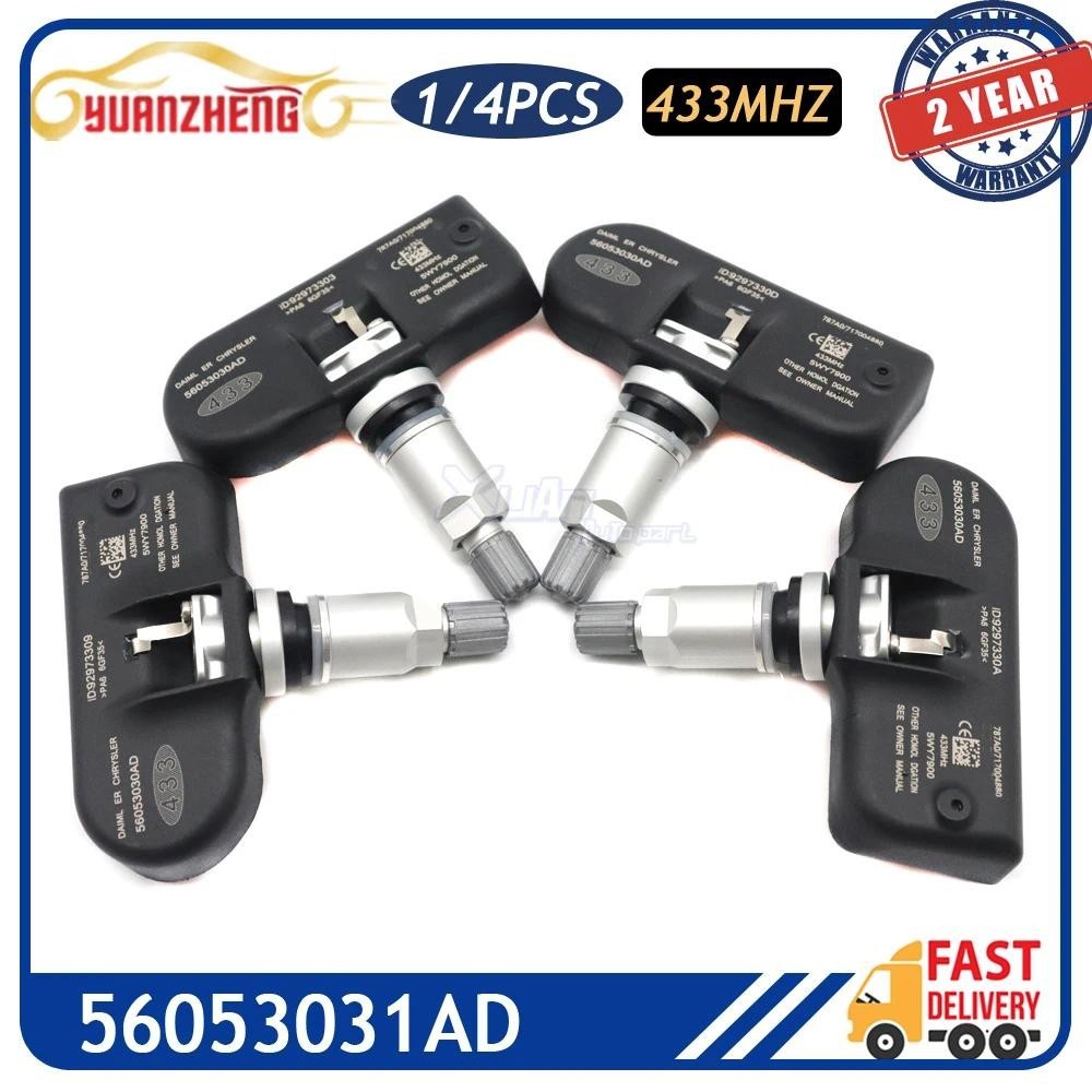 1/4pc Novo Sensor Monitor De Pressão Dos Pneus 56053031AD Para Chrysler 200 Sebring Cidade Dodge Avenger Calibre Caravan