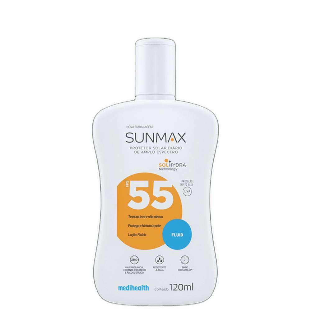Sunmax Fluid FPS 55 - Protetor Solar 120ml