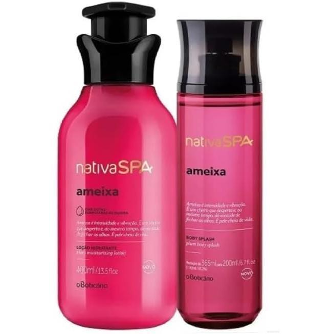 Kit Nativa Spa Ameixa: Loção Hidratante Corporal 400ml + Body Splash 200ml