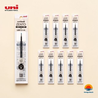 Uni-ball ZENTO Refill UBR-Z-38/05/07/Kit 10 Unidades/Escrita Macia/Made in Japan