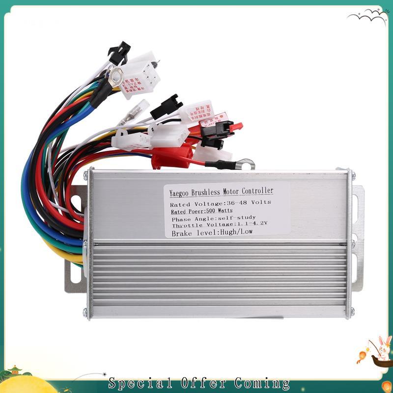 EBike Controlador Sem Escova 30A 36V 48V 500W Scooter Elétrico Blcd Para Acessórios De Bicicleta