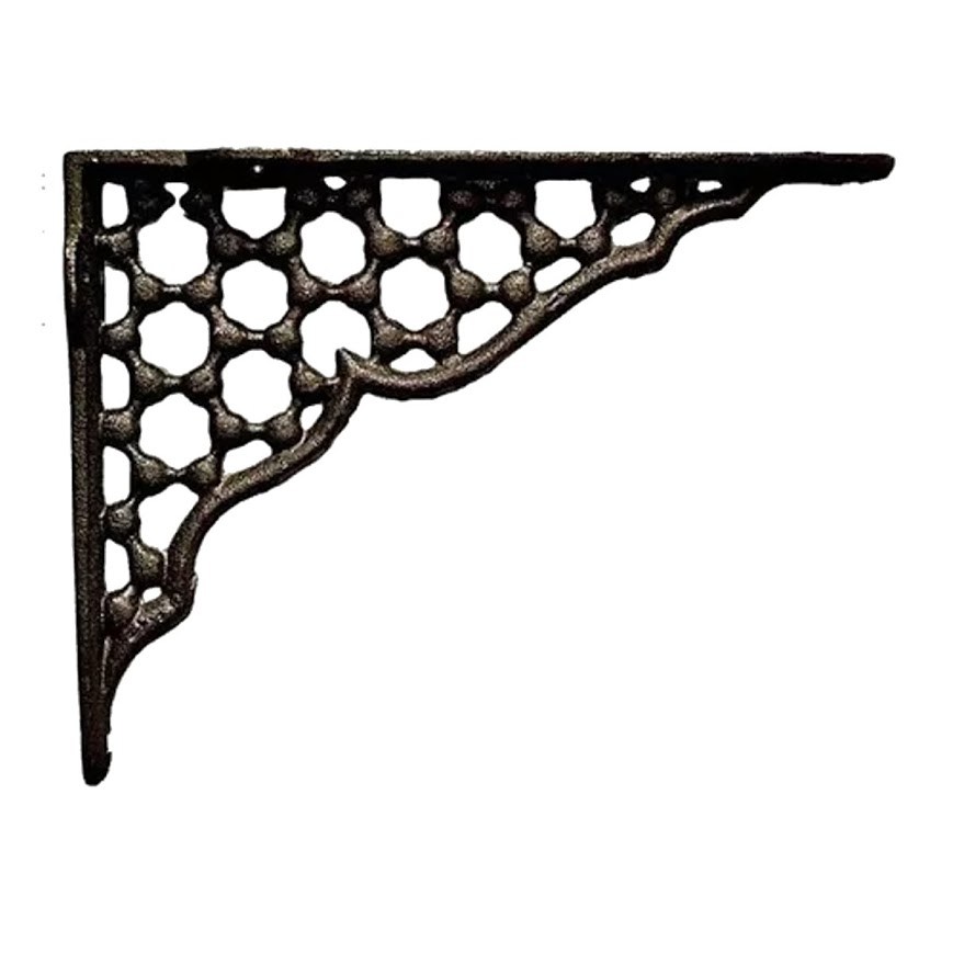 Cantoneira Mão Francesa Hera em ferro fundido N06 15x11,5cm