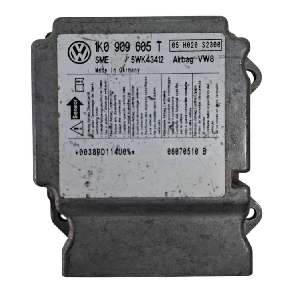 Módulo Airbag Siemens Volkswagen Jetta 2007/2010 1K0909605t