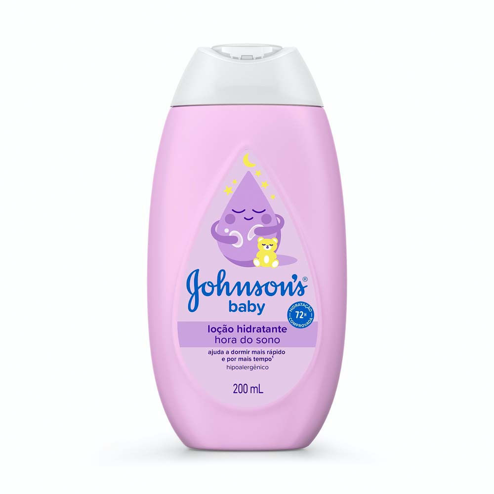 Loção Hidratante Johnson's Baby Hora do Sono 200ml em Oferta na Shopee