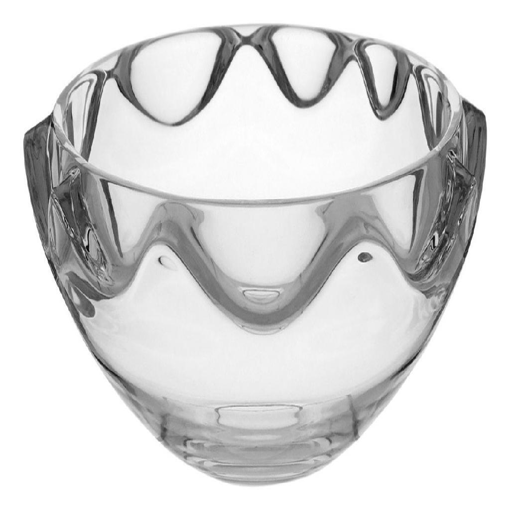 CENTRO MESA VASO DECORATIVO FRUTEIRA VIDRO 11x32x32cm FRUTEIRA