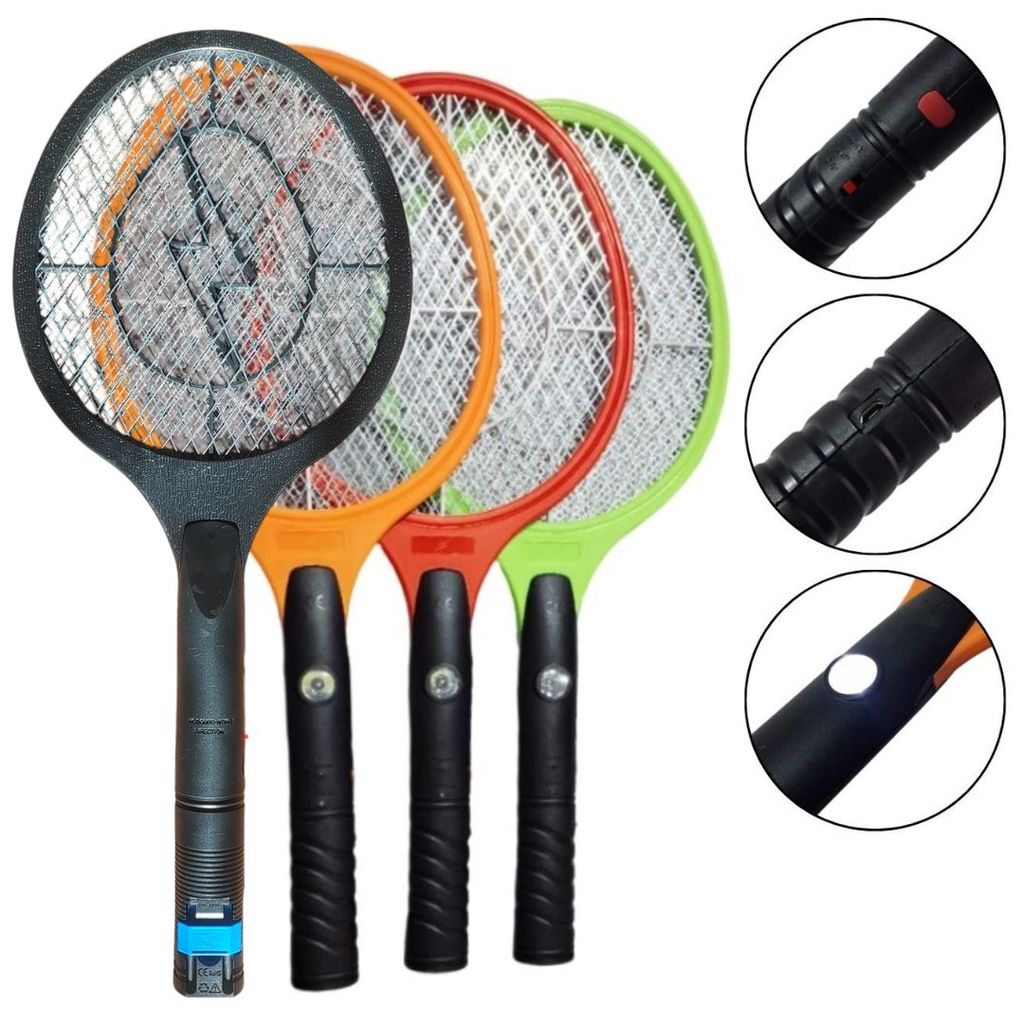 Raquete Eletrica Mata Mosquito 110V 220V - SW Utilidades