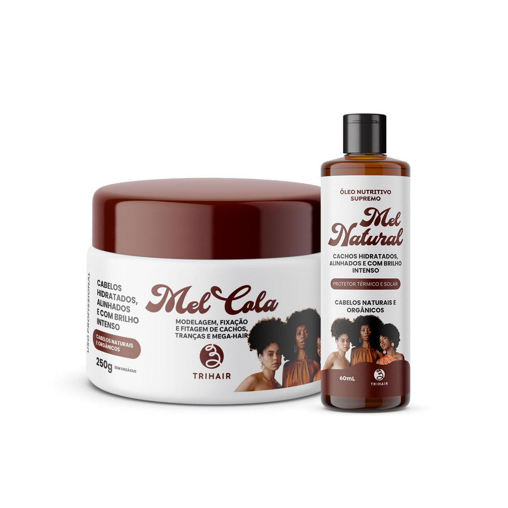 Mel Cola Trihair 250g + Oleo Mel Natural 60ml