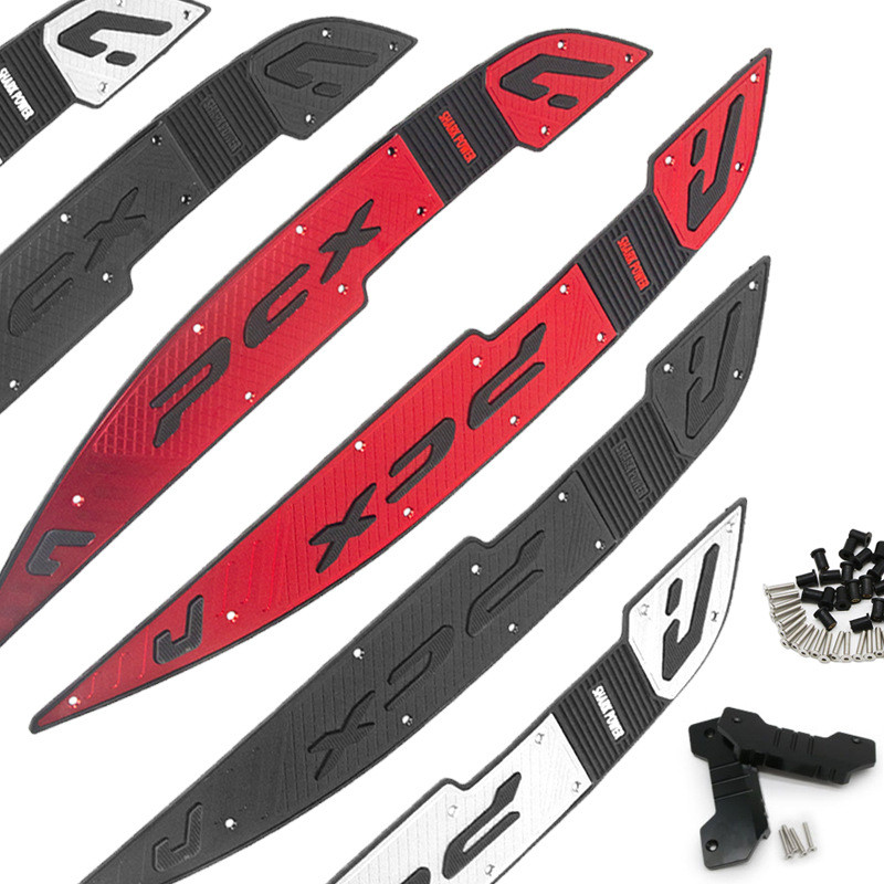 Novo estilo adequado para Honda PCX160 2021 modificado liga de alumínio Anti-deslizamento pedal pé esteira pedal acessór