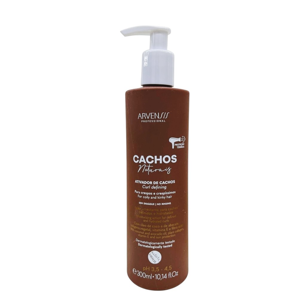 Arvensis Professional Cachos Naturais - Ativador De Cachos Crespos 300ml
