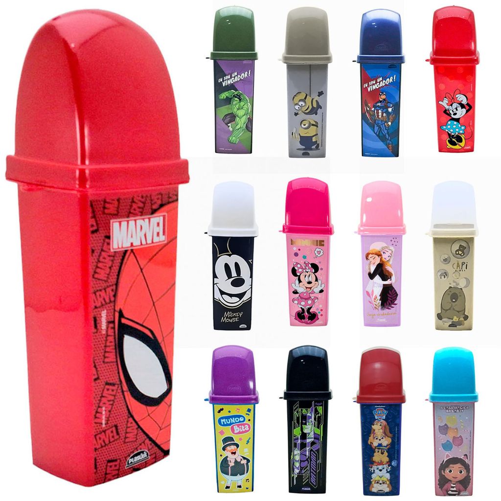 Case Porta Escova de Dente Infantil Dental Case Escolar Plasutil em Oferta na Shopee