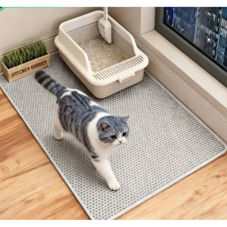 Coletor de Areia Para Gato Lavável Dupla Camada - Tapete higienico - lavavel em Oferta na Shopee