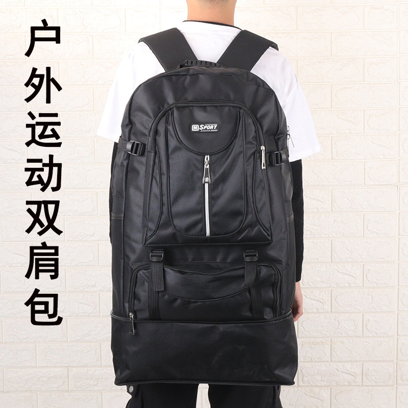 Mochila masculina de grande capacidade, 130L, bolsa de viagem, pesca, acampamento, montanhismo, passeio, mochila para ca