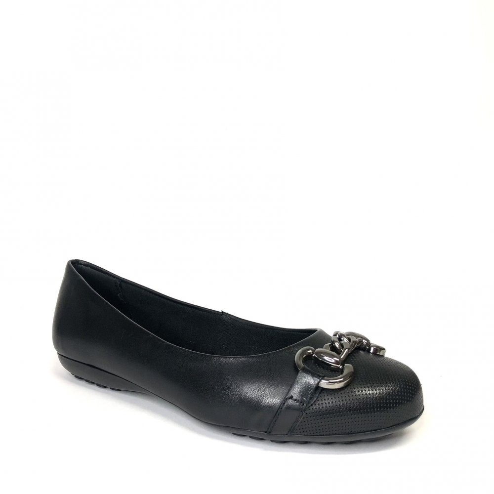 Sapatilha Feminina em Couro Preto  Bottero 353605