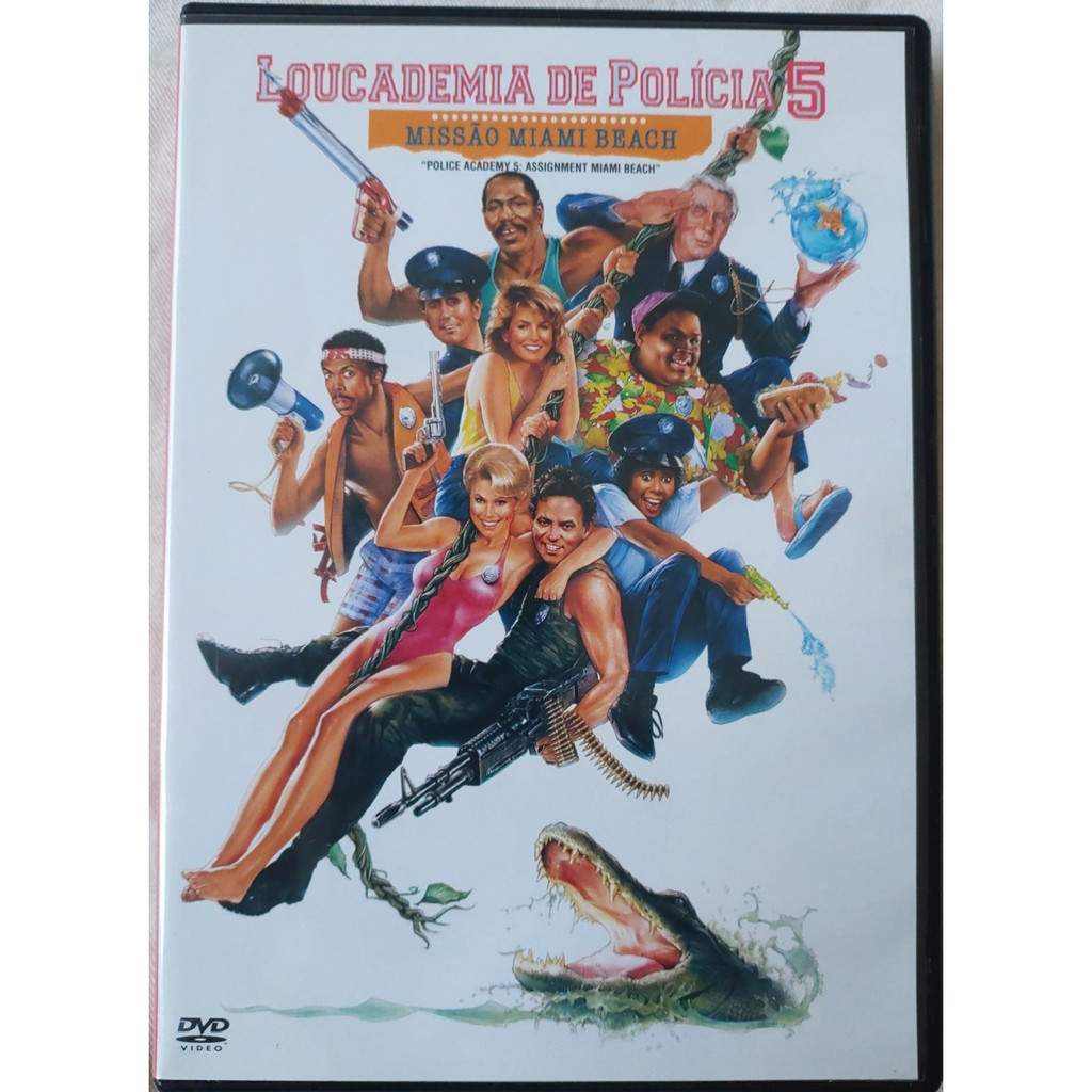 DVD Filme Loucademia De Polícia 5 - Missão Miami Beach Alan Myerso