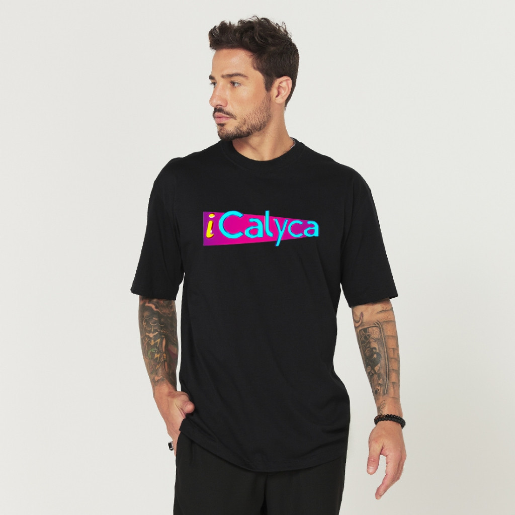 [Camiseta Vintage Masculina Algodão]HYP Camiseta iCalyca Streetwear Estampada Oversized iCarly